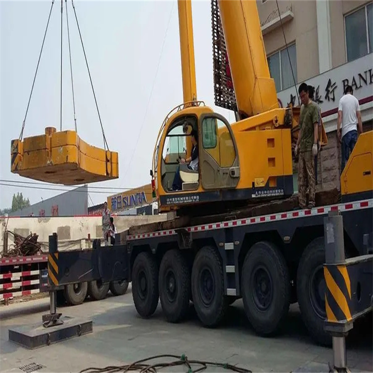 潭牛镇当地吊车出租|机器吊装|75吨|工厂搬迁服务